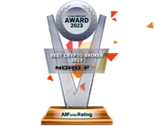 AllForexRating Awards Best Crypto Broker